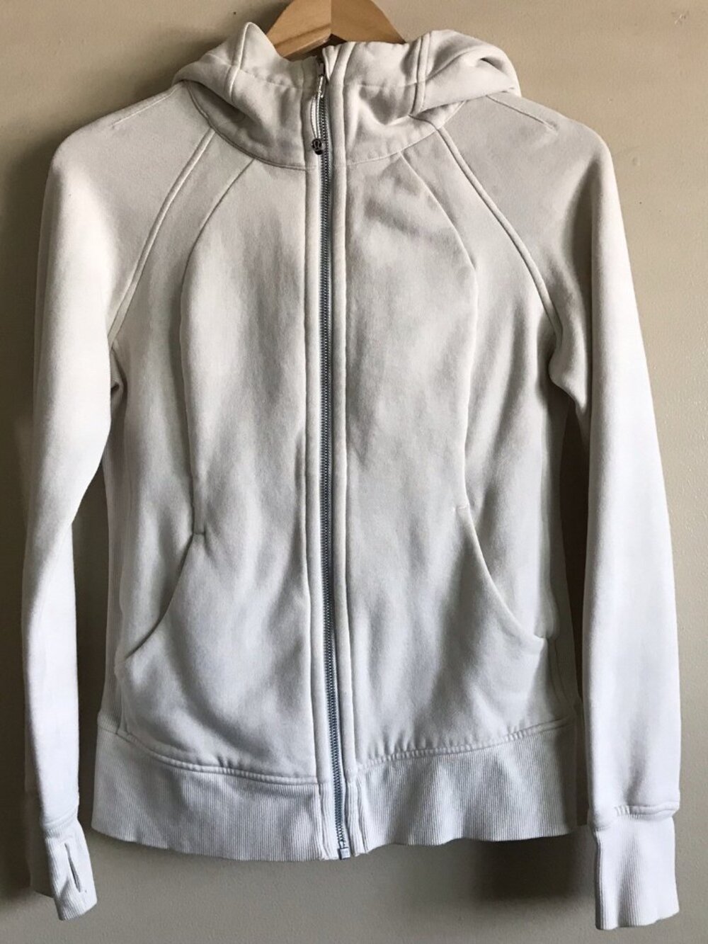 lululemon athletica White Full-Zip Hoodie
